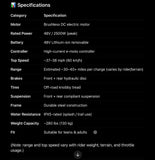 Valtinsu EM5 Electric Dirt Bike